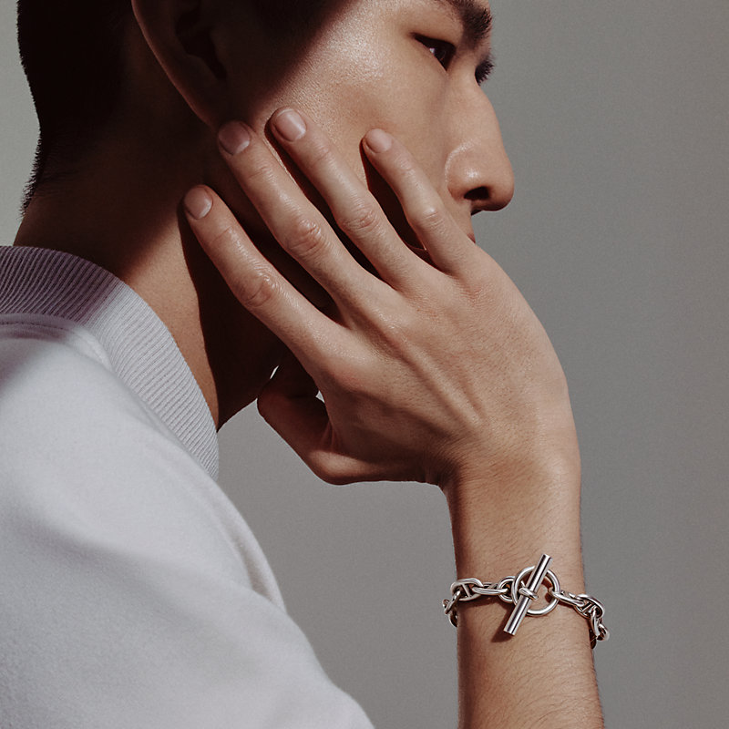 Pulseira Chaîne d'ancre, modelo médio | Hermès Brasil